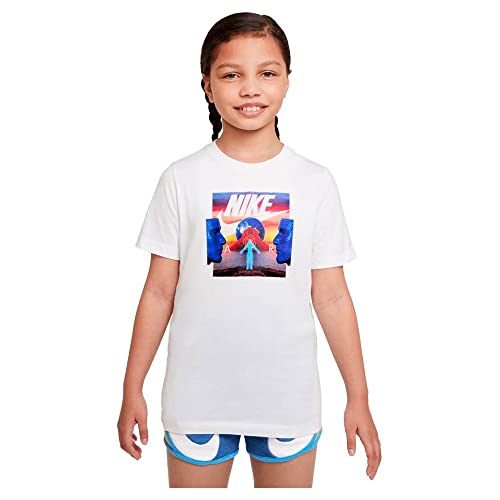 T-shirt Nike Air Rétro mixte enfant en coton doux pour le quotidien