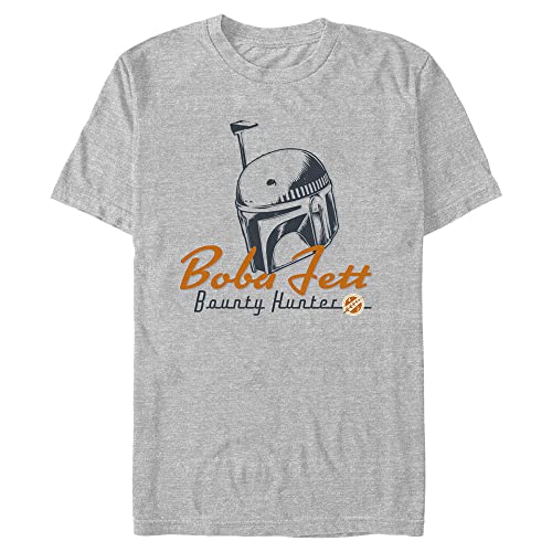 T-shirt Star Wars Boba Fett gris chiné en taille 3XL pour homme
