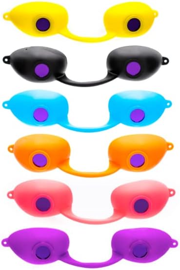 Podz Original Flex Tanning Goggles - Flexible Eyewear, UV Eye Protection - 72 Pack Box