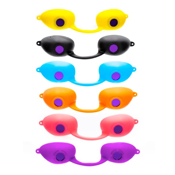 Podz Original Flex Tanning Goggles - Flexible Eyewear, UV Eye Protection - 72 Pack Box