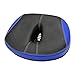 Oversized Bike Seat Cushion Bicycle Saddle Replacement Wide Comfortable Seat for Men Women Exercise, Road, Stationary Bike, Blue