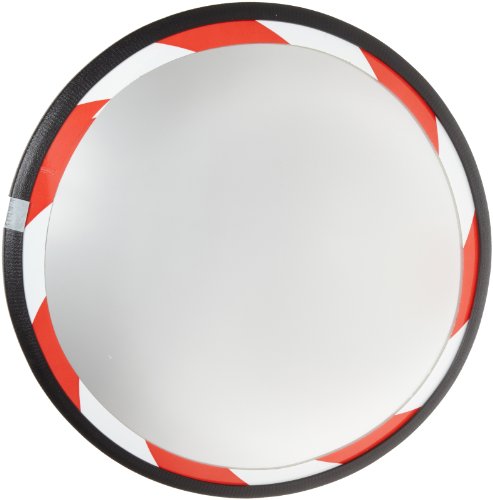 See All PLXO18RT Convex Mirror, Acrylic Plastic Face, High Visibility Edge, Outdoor Use, 18" Diameter