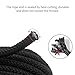 NewDoar Static Climbing Rope 6mm Accessory Cord Rope,for Arborist Tree, Mountaineering, Sailboat Rope,Dock Lines,Hauling Dragginge-Black/6M