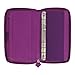 Filofax Saffiano Zip Organizer, Personal Compact Size, Rasperry - Cross-Grain, Leather-Look, Six Rings, Week-to-View Calendar Diary, Multilingual, 2025 (C022535-25)