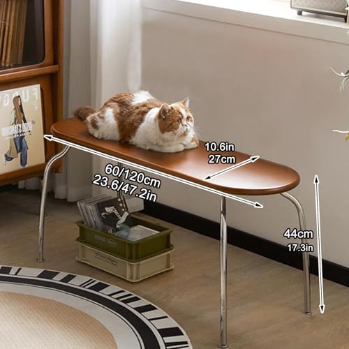 Banco de madera para asiento interior compacto que libera zonas de paso 3