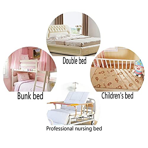 Garde-corps de lit pliable champagne pour sécuriser le couchage senior - 6