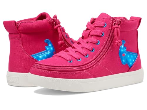 BILLY Footwear Unisex-Child Kid's Pink/Blue Light Ups Billy Classic D|r High Sneaker