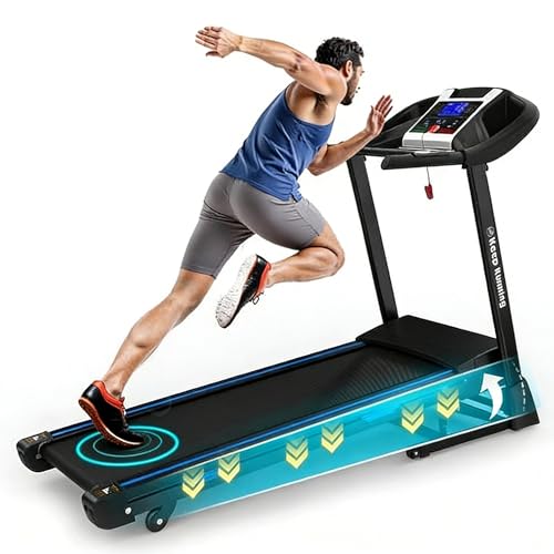 Image of 3.5HP Foldable Treadmill for Home, 330 lbs Capacity with Incline - Electric Running Machine with App Control & 12 Programs, Space Saving Design for Small Spaces and Apartments
