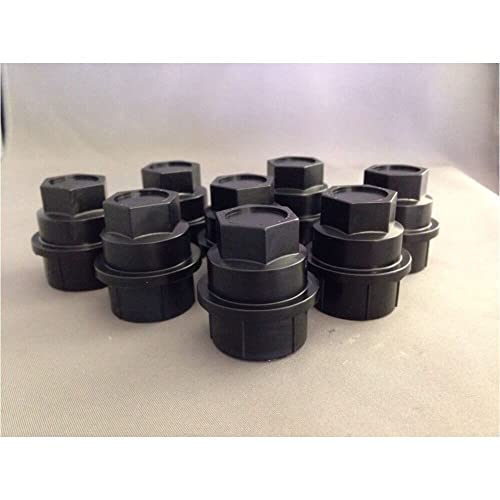 Zdlmjdg 8 Black Lug Nut Covers Cap Compatible With Full Size Truck Lnc355-8Pc #TOP28