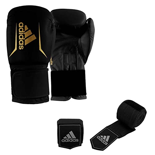 Adidas Speed 50 Boxing Gloves For Kids 8-12 – Children Boxing Gloves - Sparring Training Gloves For Mma Training, Kickboxing, Punching Bag, Muay Thai - Includes Hand Wraps For Kids. #TOP28