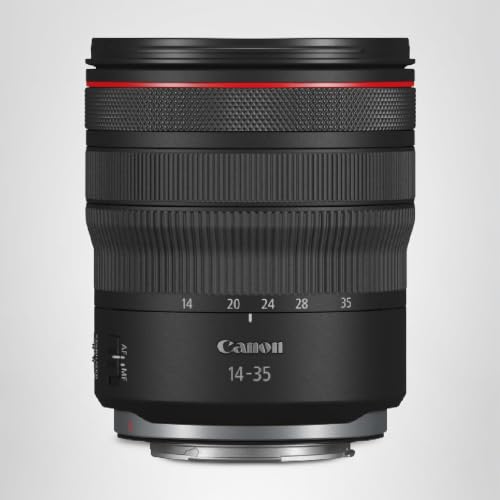 Objectif Canon RF 14-35 mm F4L IS USM, zoom ultra grand-angle, stabilisateur d'image optique 5 viteses, paysage/architecture, compatible Canon EOS R