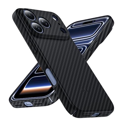 Coque de protection pour iPhone 17 Pro Max carbone Magsafe avec verre