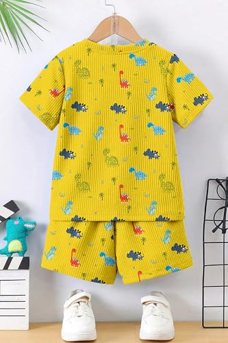 Image of Fashion Dream Boys Cotton Blend Printed Co-ord Set|clothing set for kids|Combo set