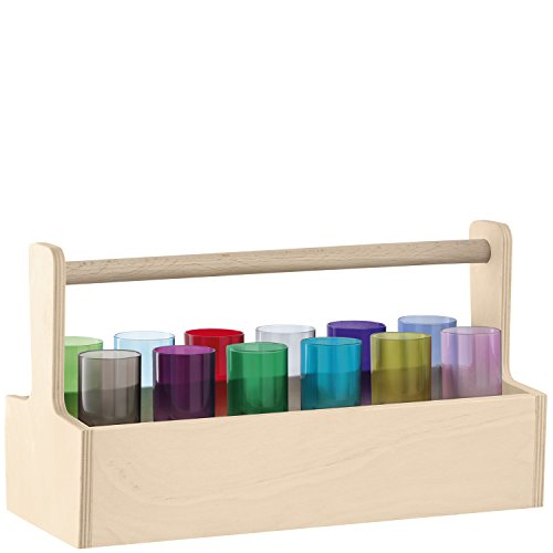 LSA International Nomad Vodka Set, Assorted, 80 ml, 12-piece