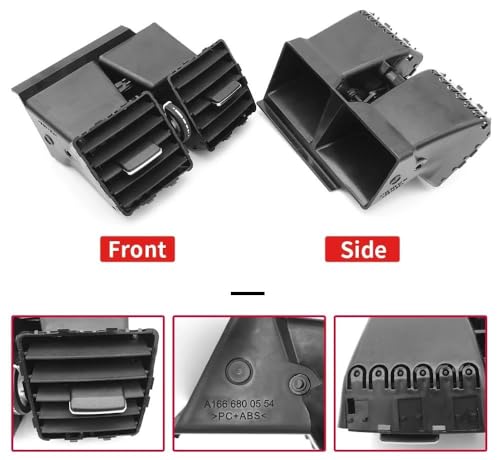 Tableau de bord ventilation arrière Mercedes GLE W166 finition luxe