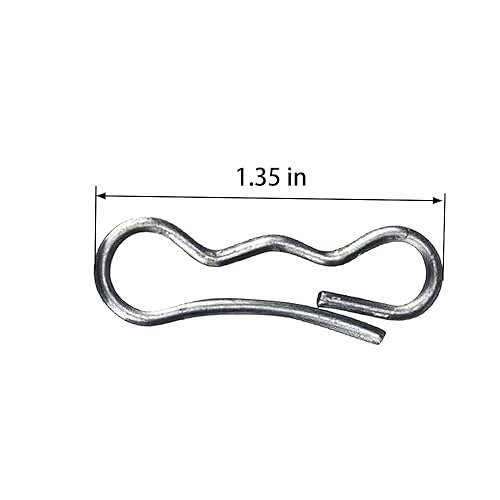 Miniatura 3 de Paquete de 4 532194208 194208 714-04040 71404040 714-0104 nuevos pasadores de chaveta con cierre de pajarita para Craftsman Sears Husqvarna 714-04043