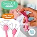 Bumco Mini Diaper Cream Spatula with Case - BPA-Free Butt Spatula Baby, Soft & Flexible Diaper Spatula, Diaper Cream Applicator, Mom-Invented Baby Must Haves, Diaper Bag Essentials, Butt Paste Spatula