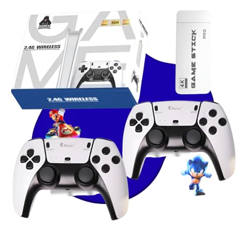 Vídeo Game Stick M15 Plus 4k 64gb Hdmi Com 2 Controles Sem Fio Com 30 mil Jogos