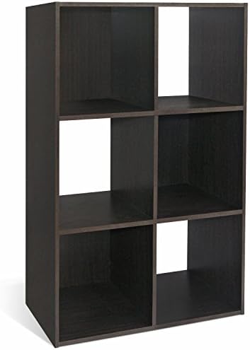 CAP LIVING Room Cube Organizer w/ Bins , Open Storage Shelf Bookcase, Colors Available in White and Espresso