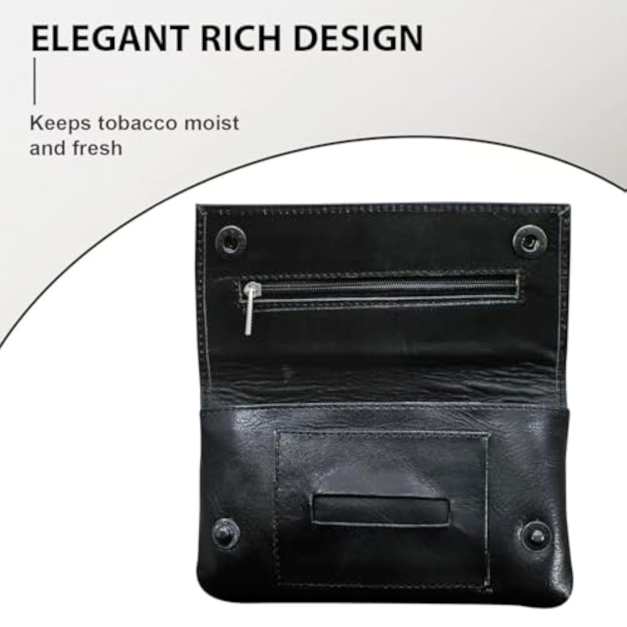 Genuine Vintage Leather Tobacco Pouch Bag