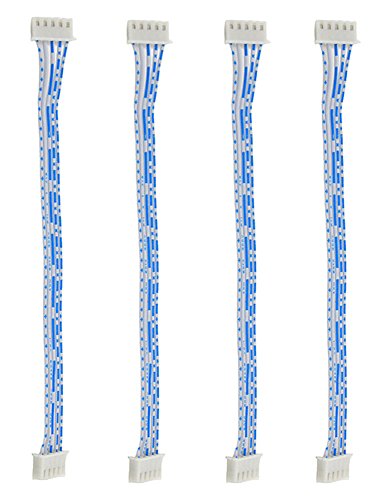 Atomic Market 4pcs Arcade Replacement 5Pin Wiring Harness Cable Compatible with Sanwa Joystick