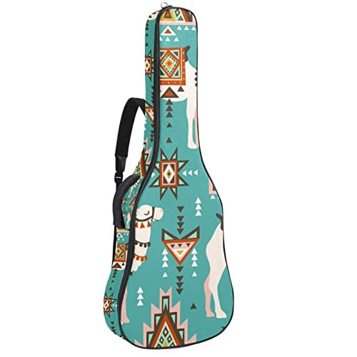 Sac à dos guitare acoustique requins 42.9" avec organiseur de sac