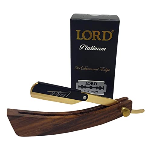 Navalhete Navalha Barbeiro + 50 Lâminas Barbear