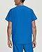 Landau Essentials Relaxed Fit 5-Pocket V-Neck Scrub Top for Men 7489 Royal Blue SML