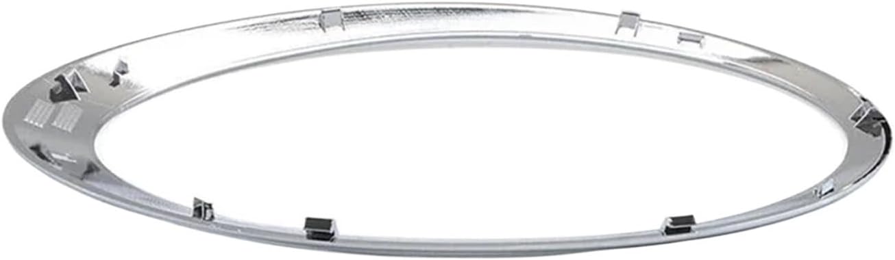 Car Front/Rear Lamp Frame Headlight Trim Ring Compatible With BMW Mini R55 R56 R57 R58 R59 2007-2015 Headlamp Taillight Surround Cover Trims(1pc Left Side Chrome)