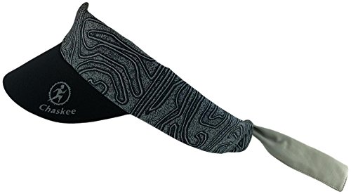 Casquette Chaskee Visor Snap Gris protège des yeux du soleil fort