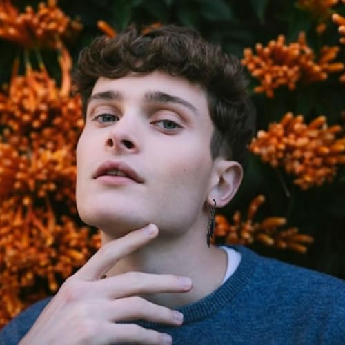 Feather Dangle Earrings for Men Punk Stainless Steel Huggie Hoop Dangle Earrings Hip Hop Feather Drop Earrings for Women3