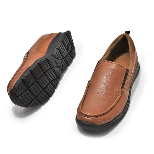 Image of Woodland Men Tan Loafer