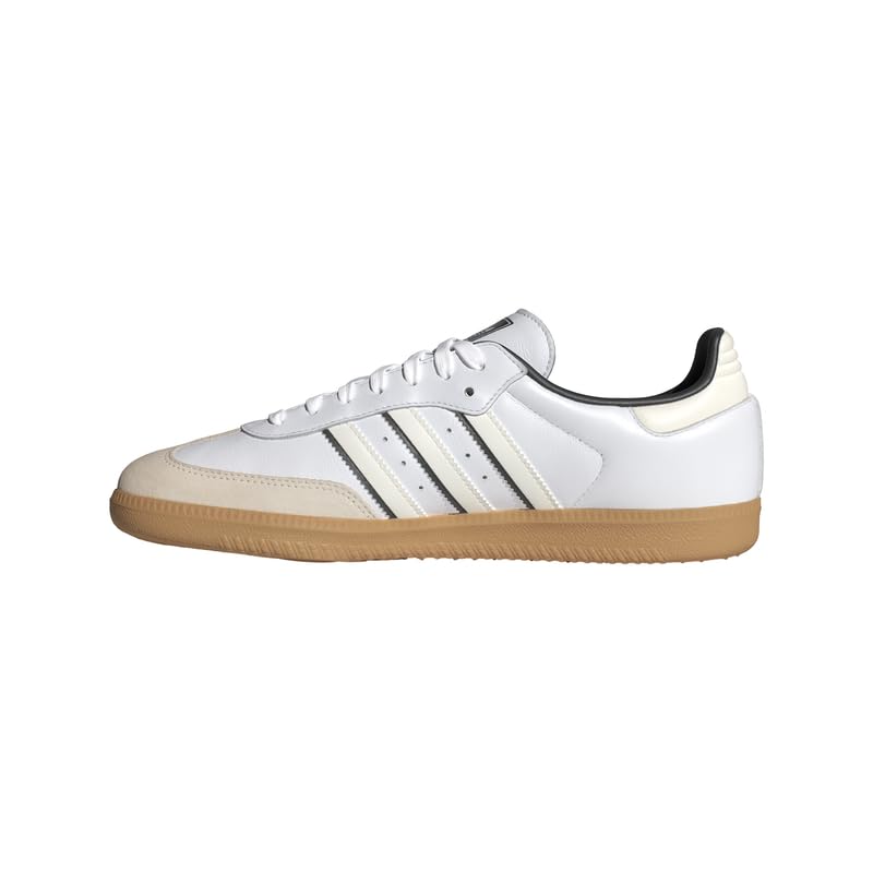 Image of adidas Originals Samba Mens Sneakers, Cloud White /Off White /Core Black, Size 12
