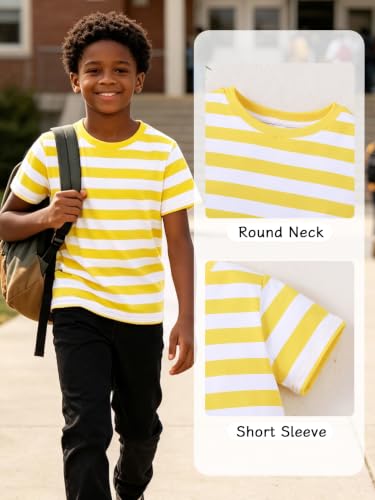 Image of Magic Park 6M-14Y Kid Striped T-Shirt Boys Cotton Tee Basic Top