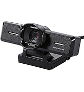 エレコム WEBカメラ UCAM-C980FBBK フルHD 30FPS 800万画素 ステレオマイク内蔵 高精細ガラスレンズ レンズフード付 ケーブル長1.5m ブラック