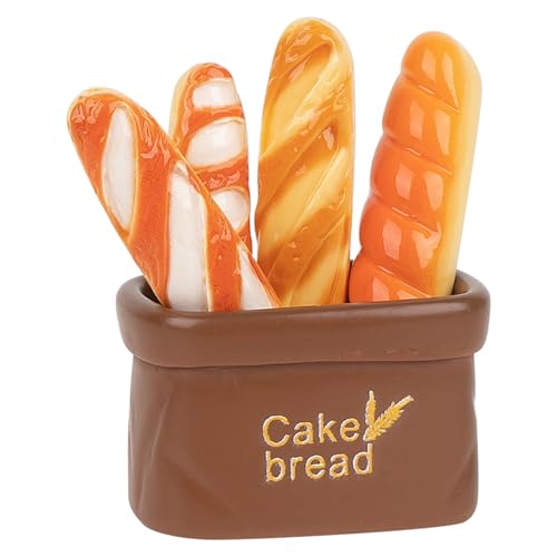 Imán de nevera baguette de caricatura miniatura 1