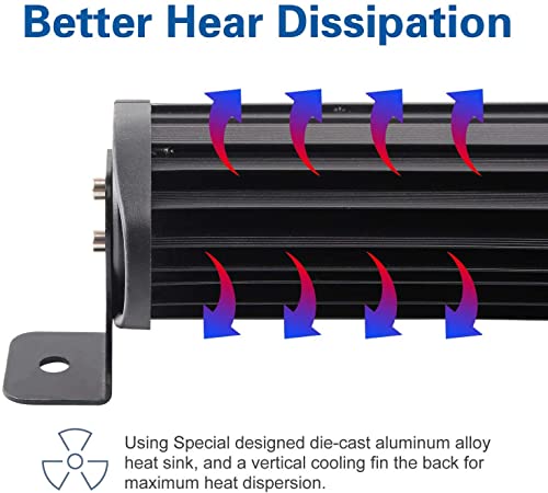 Senlips 23 Inch 120W Curved Light Bar Led Barspot&Flood Waterproof Off Road Led Fog Lights Work Driving Lamp With Mounting Bracket For Trucks Atv Suv Jeeps Car #TOP3