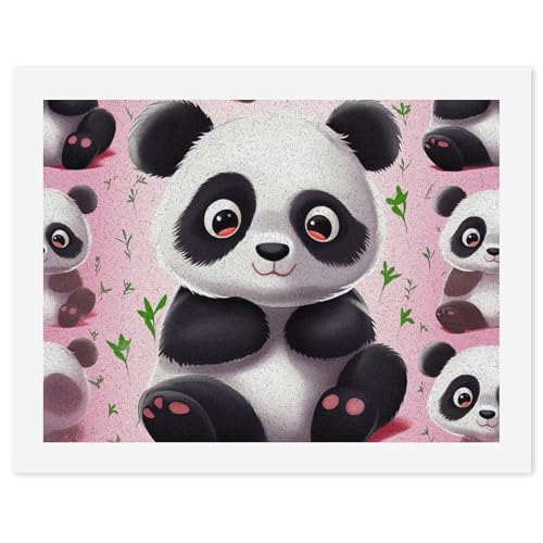 Kit peinture par numéros panda STVNKML 30x40 cm sur toile pour débutant