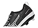 Mizuno Women's Sweep 6 Softball Shoe, Black-White, 8