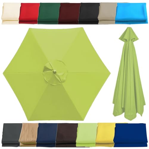 Toile de rechange pour parasol 6 baleines imperméable pour réparer un toit usé