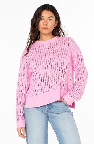 Roxy Womens Flipside Sweater, Summer Breezy Knit Long Sleeve Boho