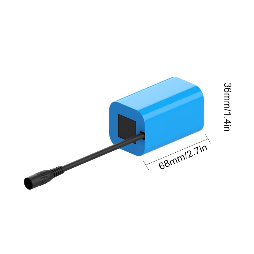 Batería recargable de 7,4 V 12000 mAh de repuesto para cebo de pesca barco barco