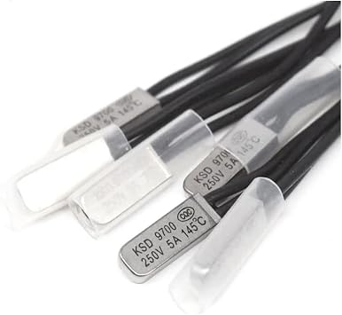 2PCS KSD9700 5A 250V Thermostat Thermal Protector fuses Temperature Switch,Normal Open,35C