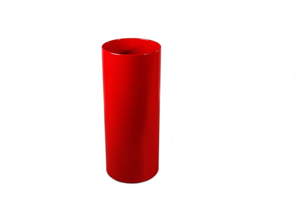 Porte-parapluies rouge de 50x20 cm en plastique pour l'entrée du bureau et de la maison
