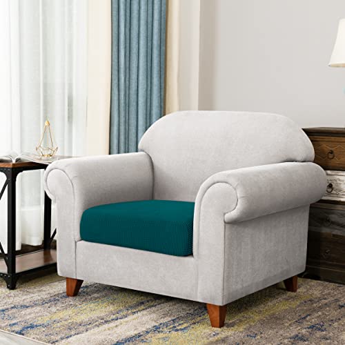 Chun Yi Stretch Chair Couch Cushion Cover Suitable For Armchair, Sofa Seat Slipcover With Spandex Jacquard Fabric(Small,Teal) #TOP1