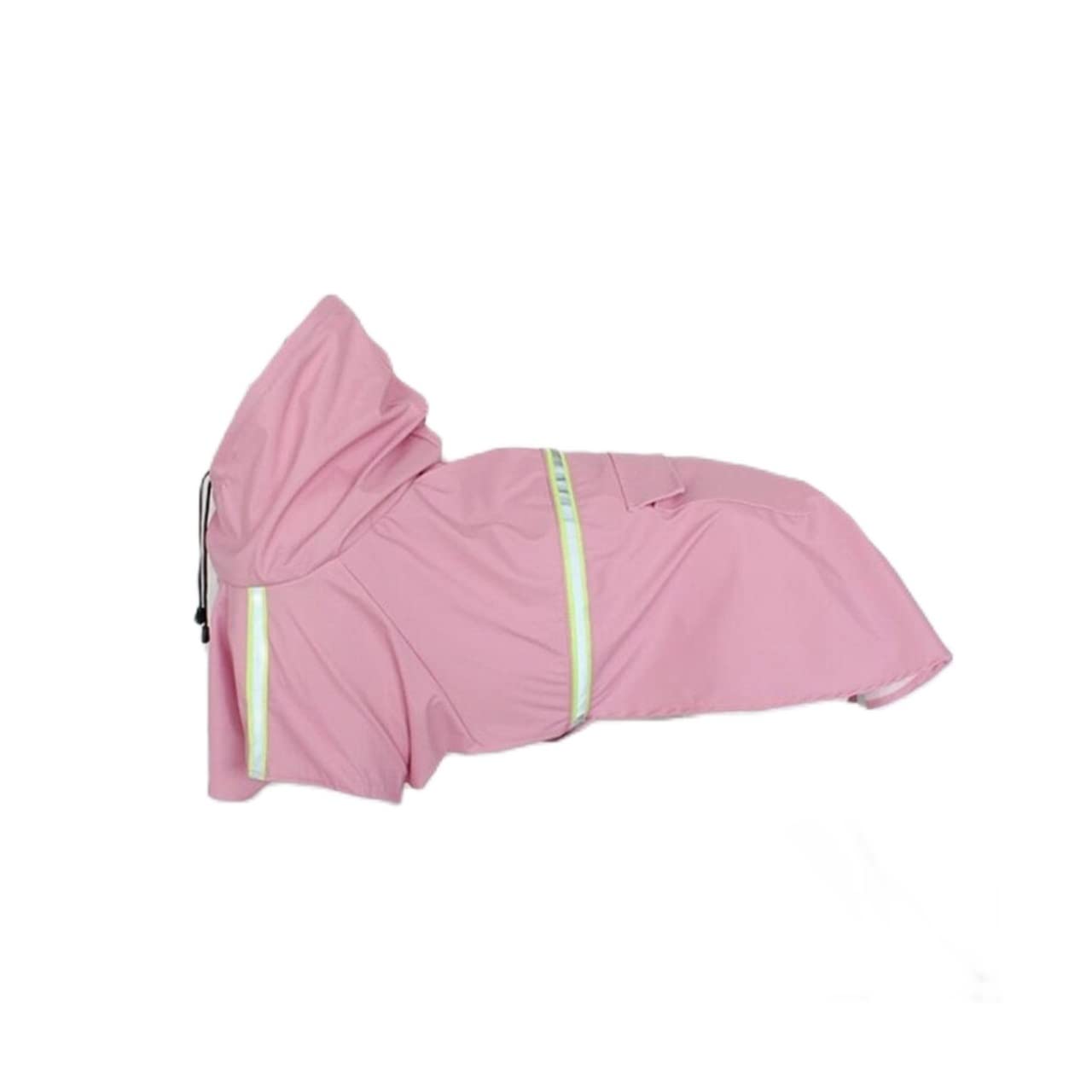 Płaszcz przeciwdeszczowy dla psa, Pets Dog Hooded Raincoat Reflective Large Dogs Rain Coat Waterproof Jacket Fashion Outdoor Breathable Clothes For Pets(Pink,XX Large)