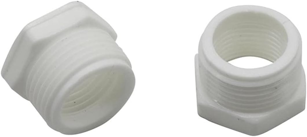 Utility Hose Butt Hose Connector Adapter 1/2" Internal Thread to 3/4" External Thread Joint Garden Water Conversion Adapter 2 Pieces of Faucet Adapter for Irrigation Water System