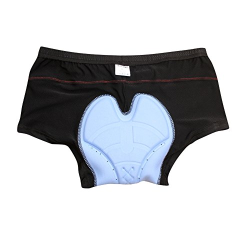 Tomshin Calças cuecas de ciclismo de bicicleta masculinas com esponja respirável respirável para esp