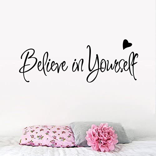 STORE99® diy believe Carved sticker self adhesive custom Living room bedroom background home decor vinyl wall sticker