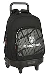 F. C. Barcelona - Mochila Grande con Ruedas, Compacta, Extraíble, Ideal para Niños de Diferentes Edades, Cómoda y Versátil, Calidad y Resistencia, 33x22x45 cm